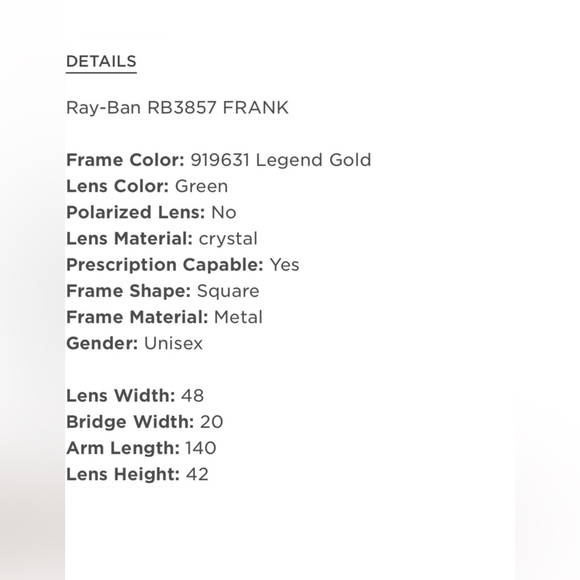 Ray-Ban RB3857 FRANK - Picture 5 of 13